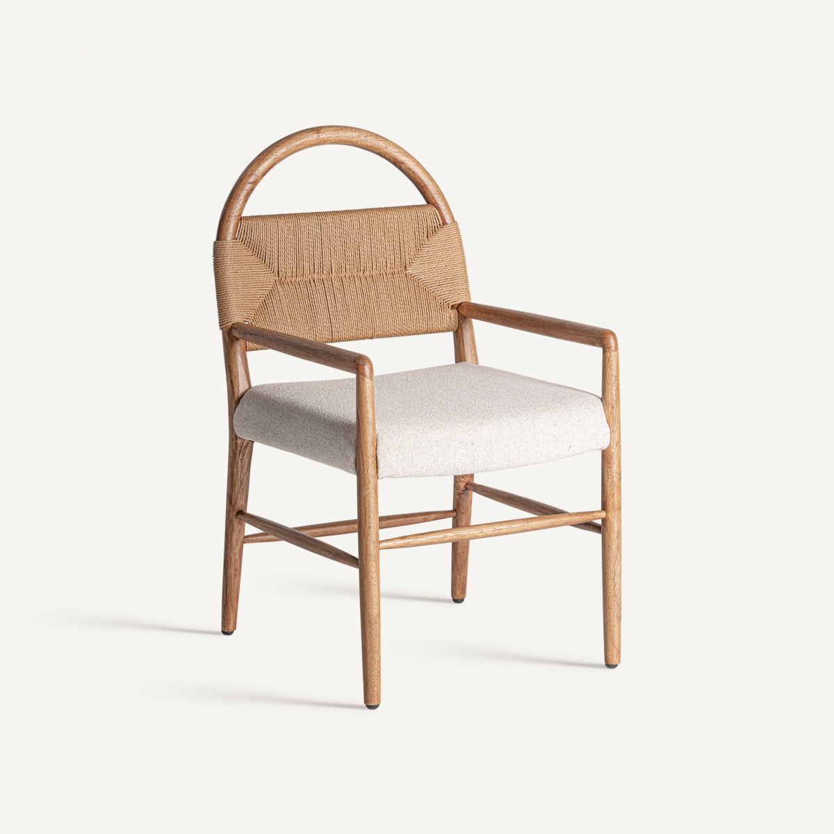 Chaise de salle à manger en bois et jonc naturel | VICAL Imphy | REMO, mobilier et décoration d'intérieur