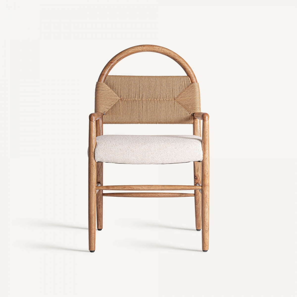 Chaise de salle à manger en bois et jonc naturel | VICAL Imphy | REMO, mobilier et décoration d'intérieur