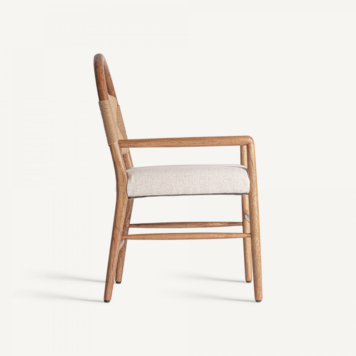 Chaise de salle à manger en bois et jonc naturel | VICAL Imphy | REMO, mobilier et décoration d'intérieur