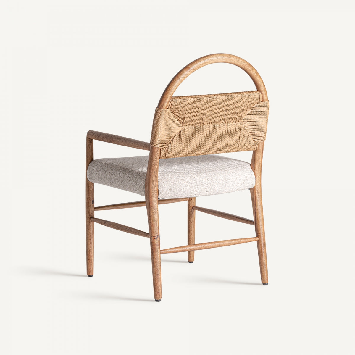 Chaise de salle à manger en bois et jonc naturel | VICAL Imphy | REMO, mobilier et décoration d'intérieur