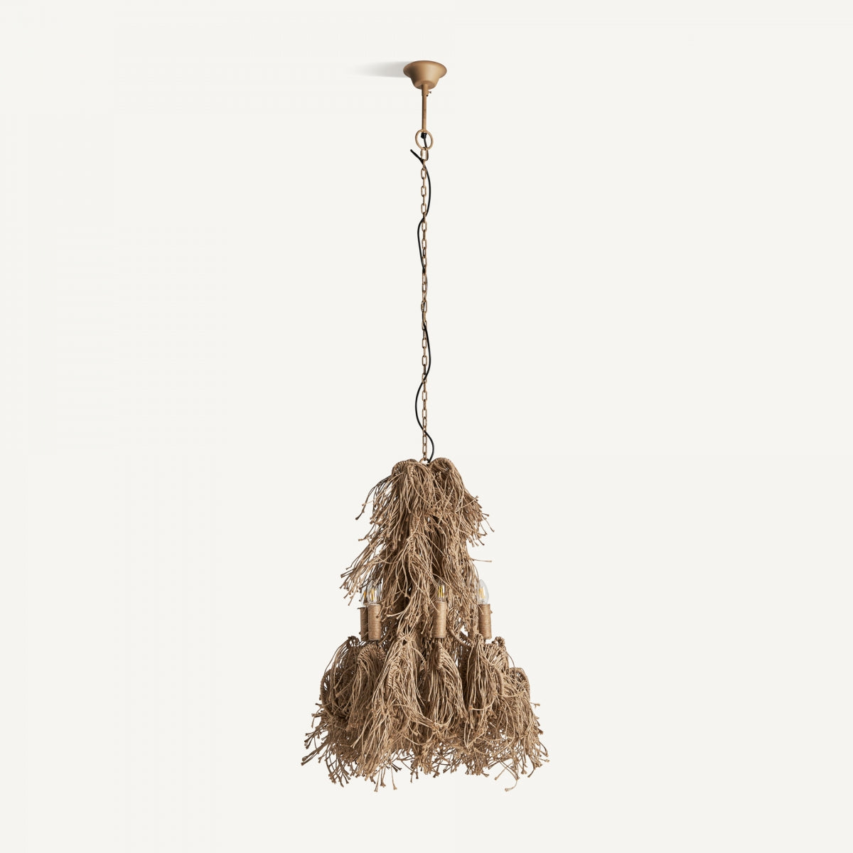 Lustre en jute naturel | VICAL Nodos | REMO, mobilier et décoration d'intérieur