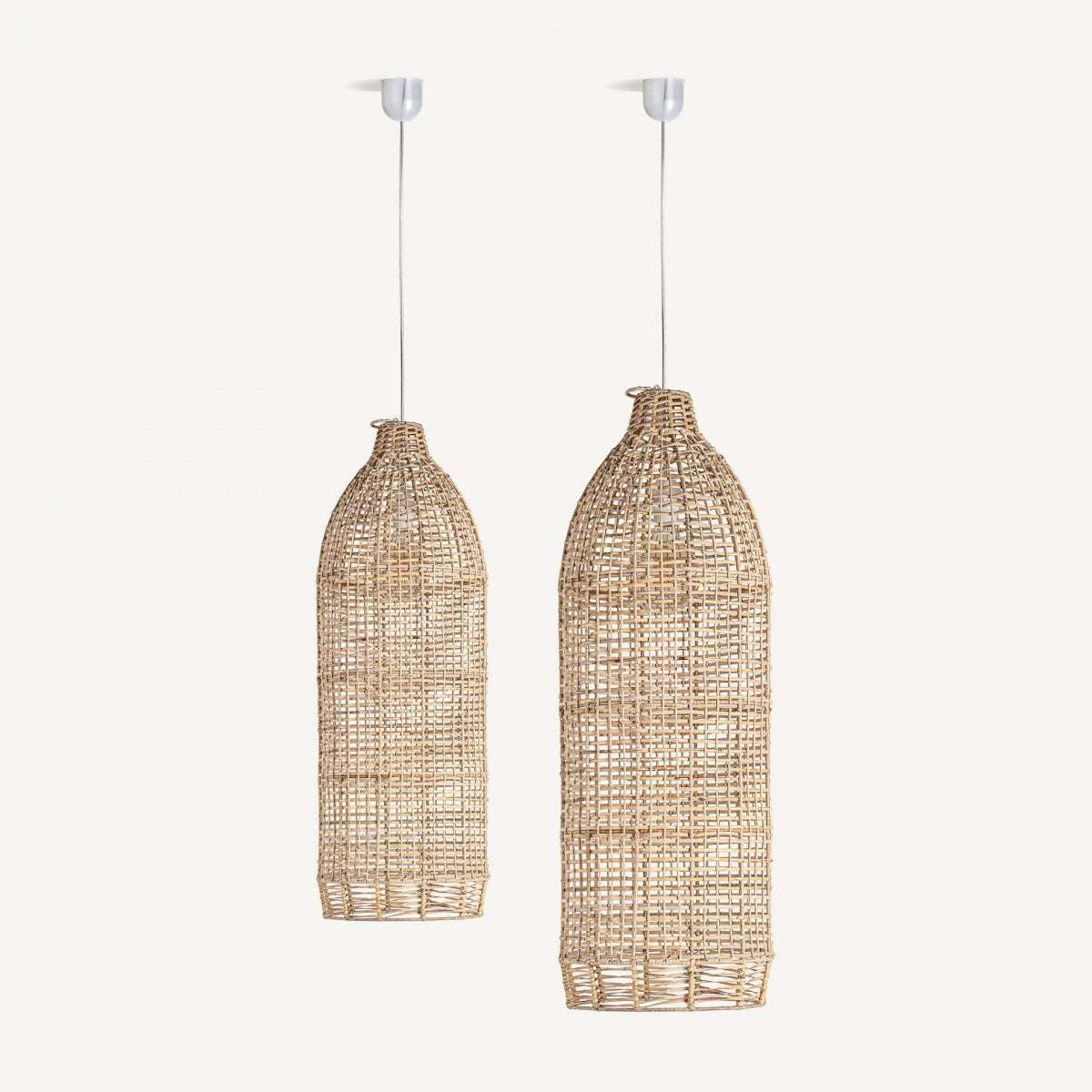 Lustre en rotin (lot de 2) | VICAL Muna | REMO, mobilier et décoration d'intérieur