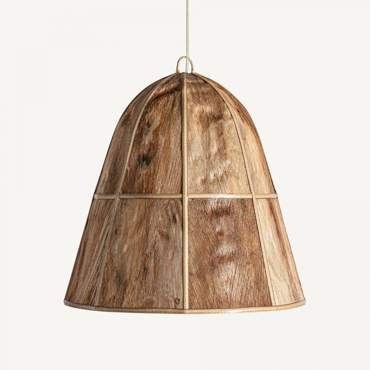 Lustre en bois de coco | VICAL Clochette S | REMO, mobilier et décoration d'intérieur