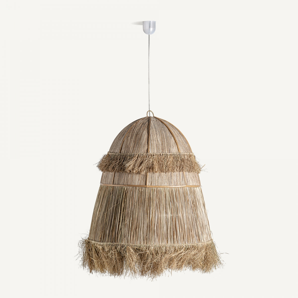 Lustre en bois de coco et fibres naturelles | VICAL Coco S | REMO, mobilier et décoration d'intérieur