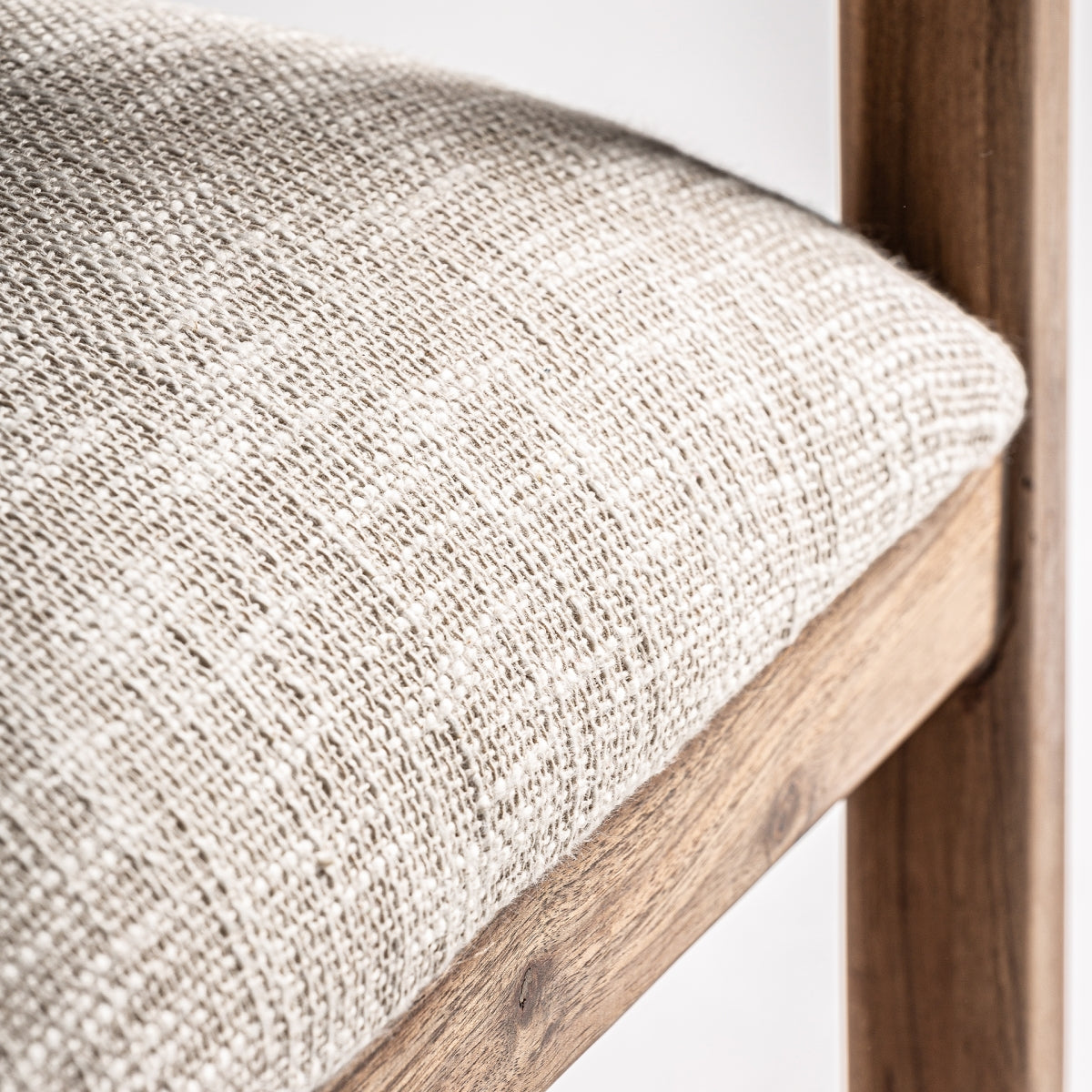 Fauteuil en tissu sable et fibre de chanvre | VICAL Greensburg | REMO, mobilier et décoration d'intérieur