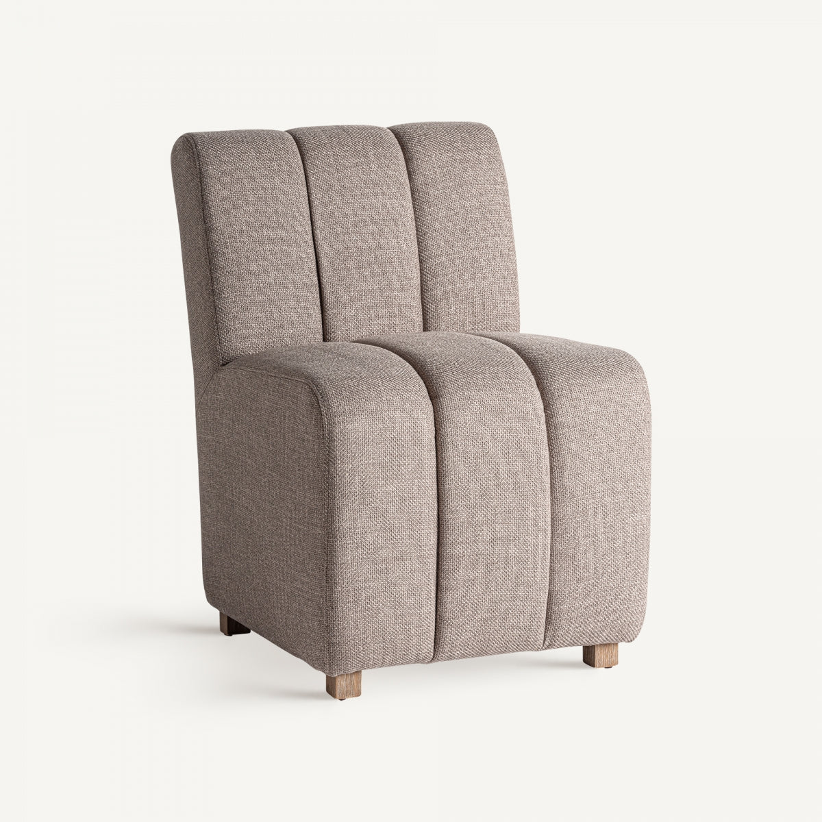 Fauteuil modulable en tissu marron | VICAL Stulles | REMO, mobilier et décoration d'intérieur