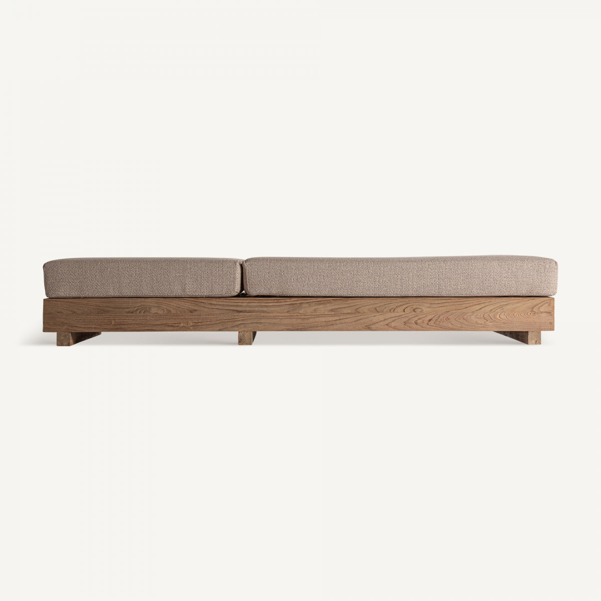 Chaise longue d'extérieur en tissu marron | VICAL Pure | REMO, mobilier et décoration d'intérieur