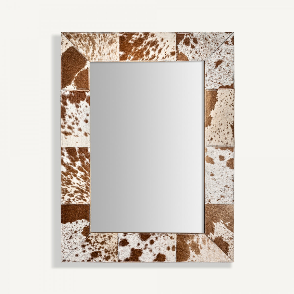 Miroir rectangulaire en verre et cuir | VICAL Kenosha | REMO, mobilier et décoration d'intérieur