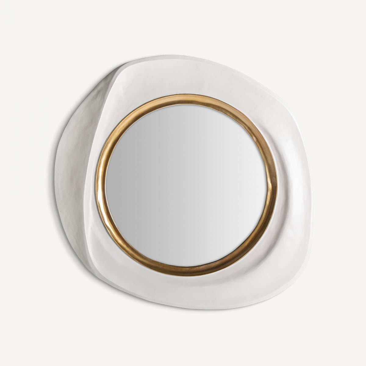 Miroir rond en résine blanche | VICAL Odyssey | REMO, mobilier et décoration d'intérieur