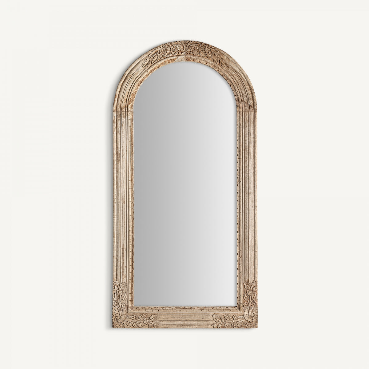 Miroir circulaire en bois de manguier | VICAL Arco | REMO, mobilier et décoration d'intérieur