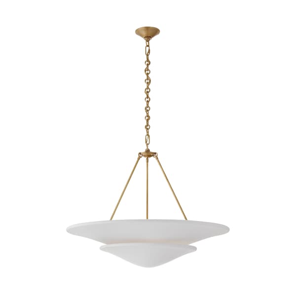 Plafonnier Mollino Chandelier Brass | Andrew Martin - vue principale | REMO-HOME