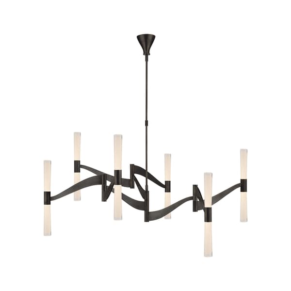 Plafonnier Brenta Grande Chandelier Bronze | Andrew Martin - vue principale | REMO-HOME