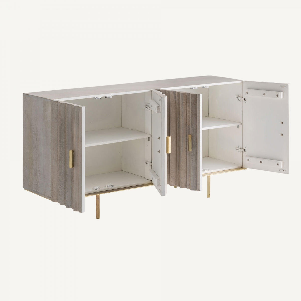 Buffet en bois de manguier blanc | Vical Lure | REMO, mobilier et décoration d'intérieur