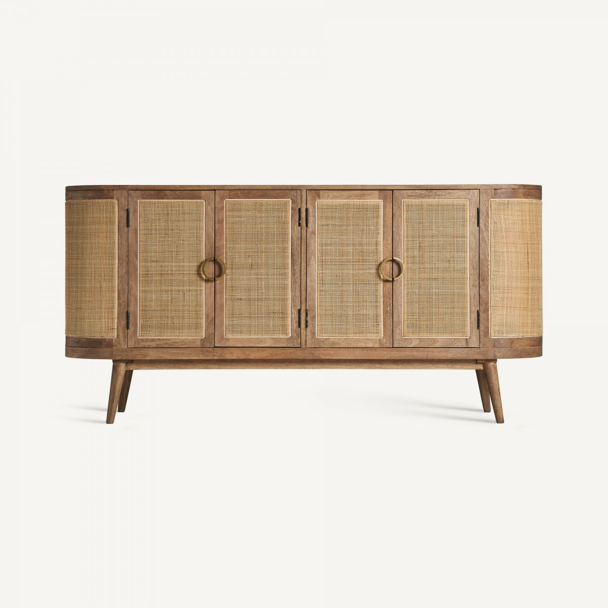 Buffet en bois de manguier et osier | Vical Holeby | REMO, mobilier et décoration d'intérieur