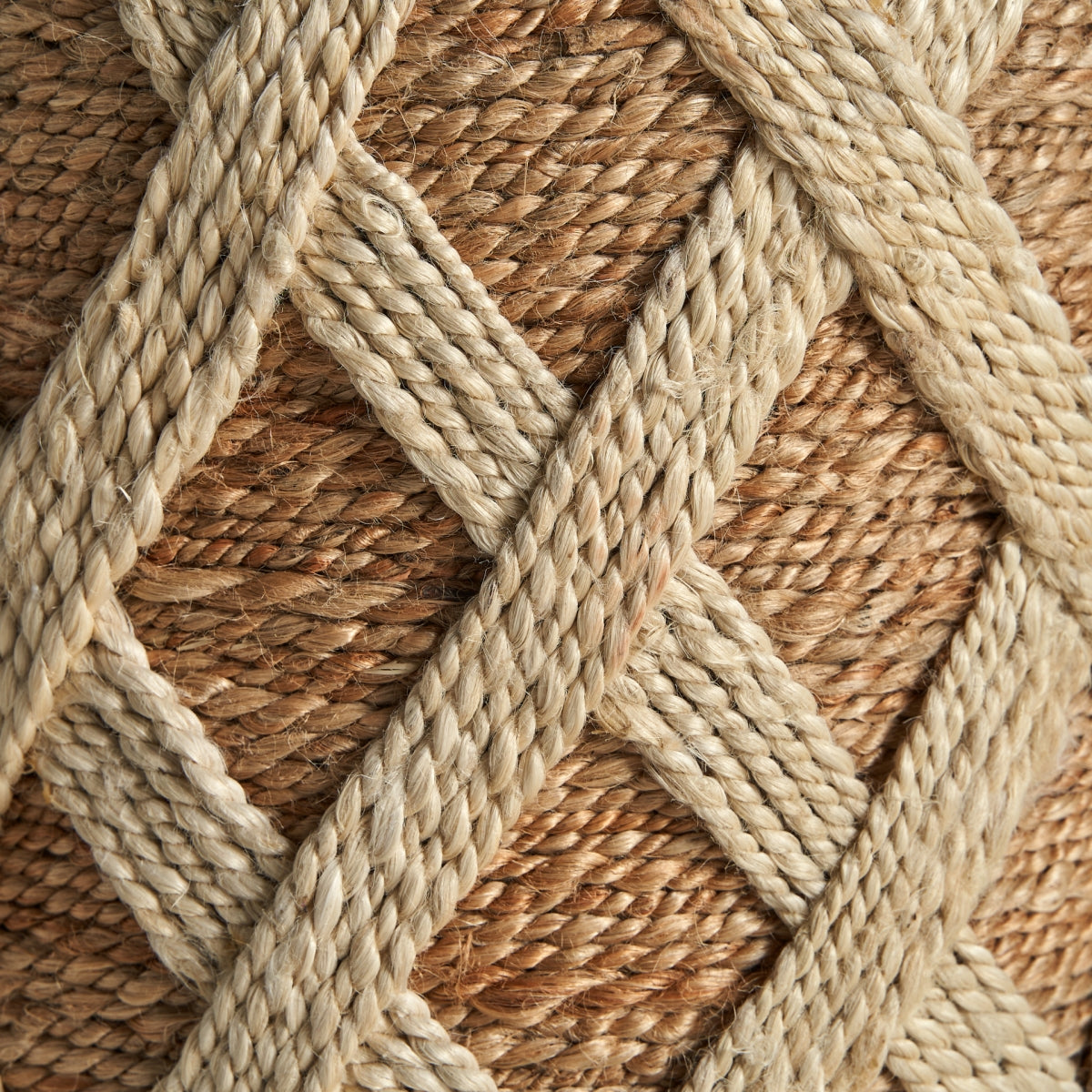 Pouf rond en jute | Vical Elgin | REMO, mobilier et décoration d'intérieur