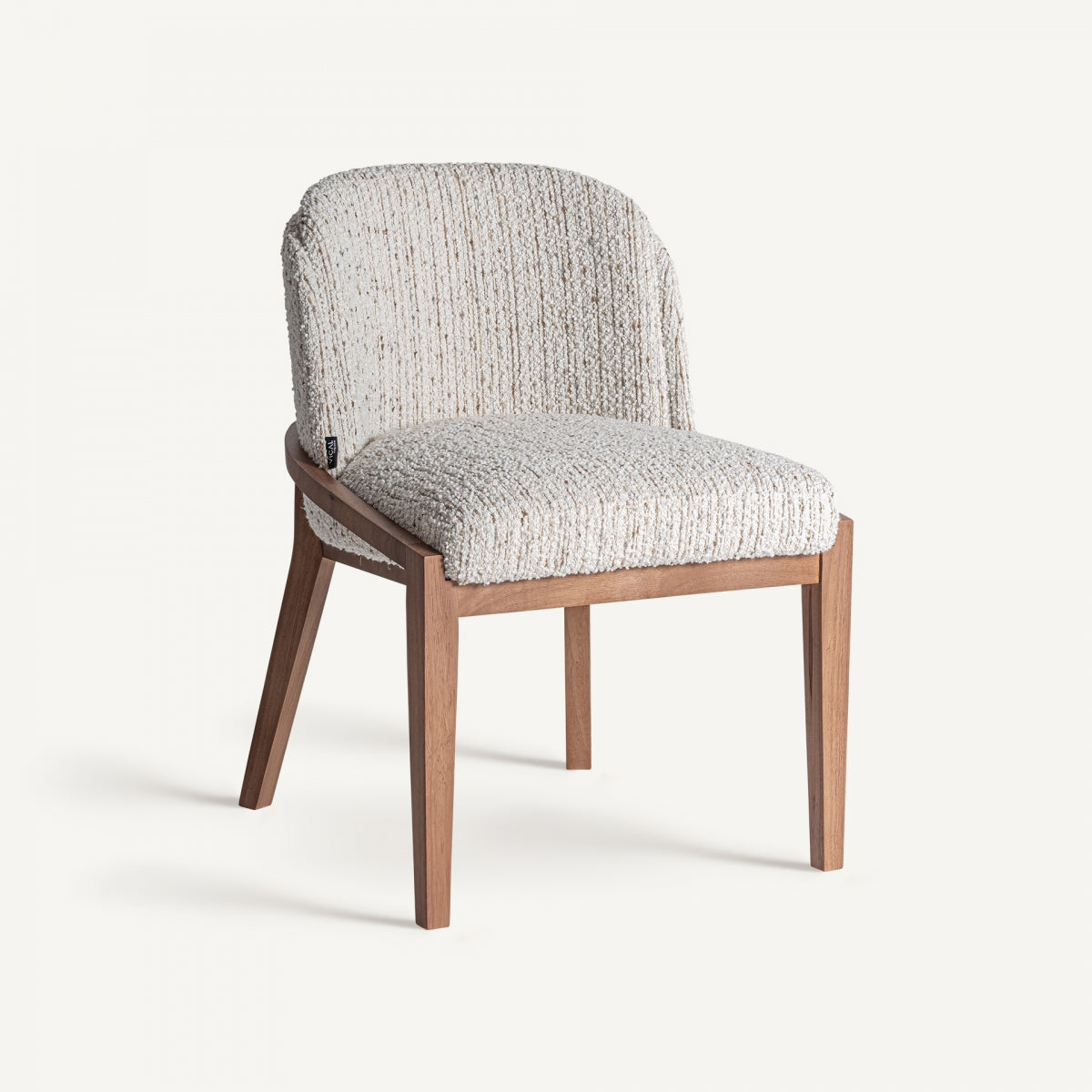 Chaise de salle à manger bouclé crème | VICAL Gigi | REMO, mobilier et décoration d'intérieur