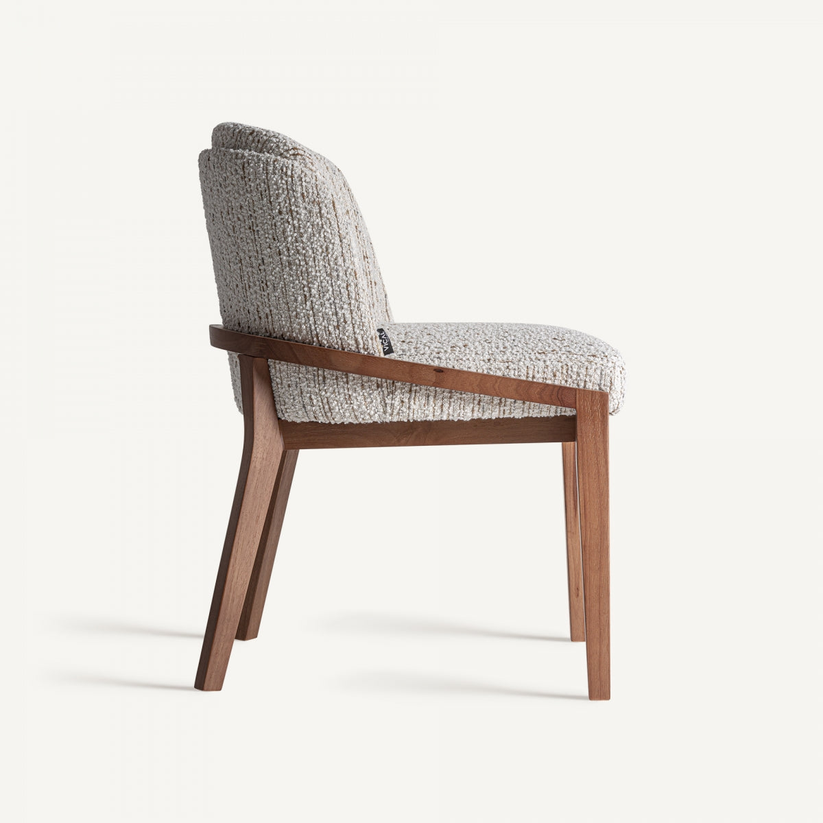 Chaise de salle à manger bouclé crème | VICAL Gigi | REMO, mobilier et décoration d'intérieur