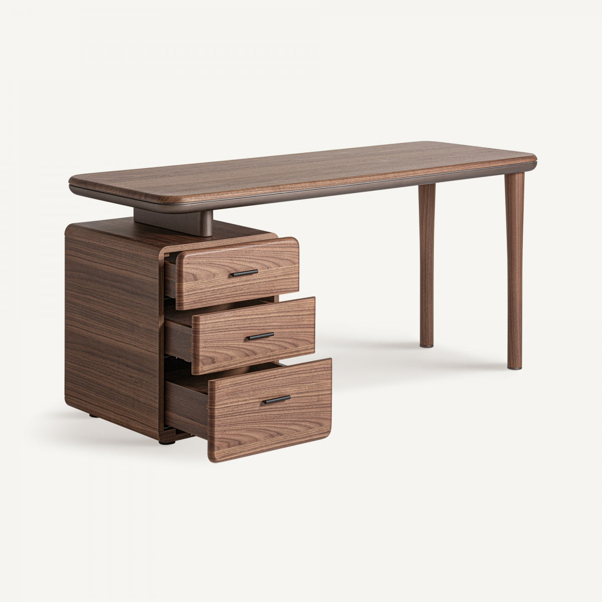 Bureau en bois marron | VICAL Giswil | REMO, décoration d'intérieur