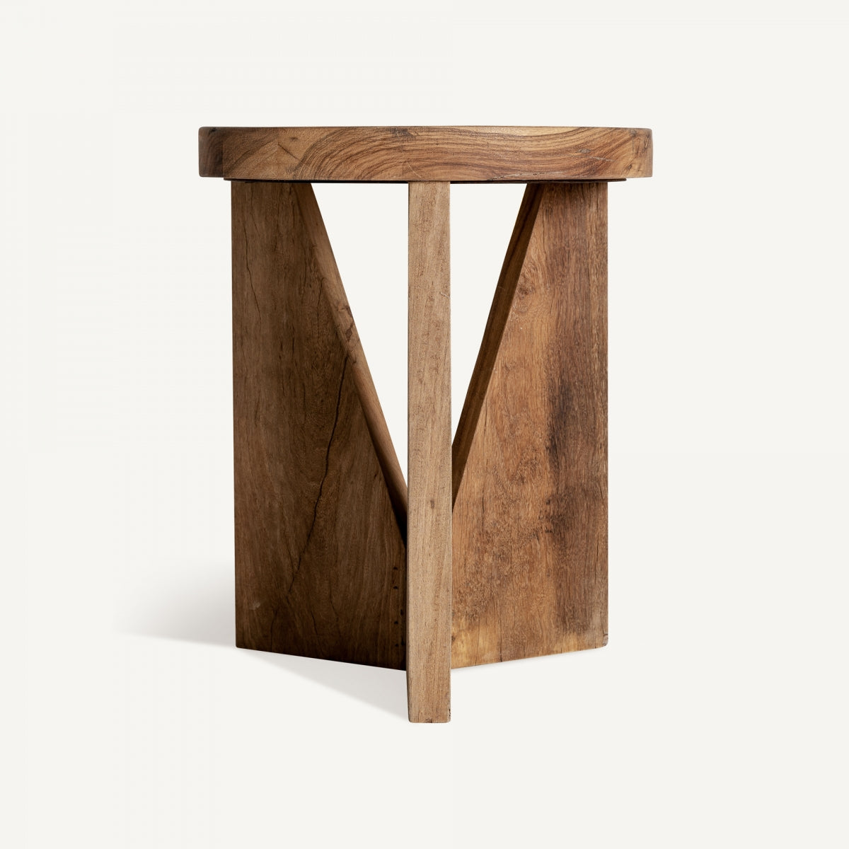 Table d'appoint en bois recyclé | Vical Cotard | REMO, mobilier et décoration d'intérieur