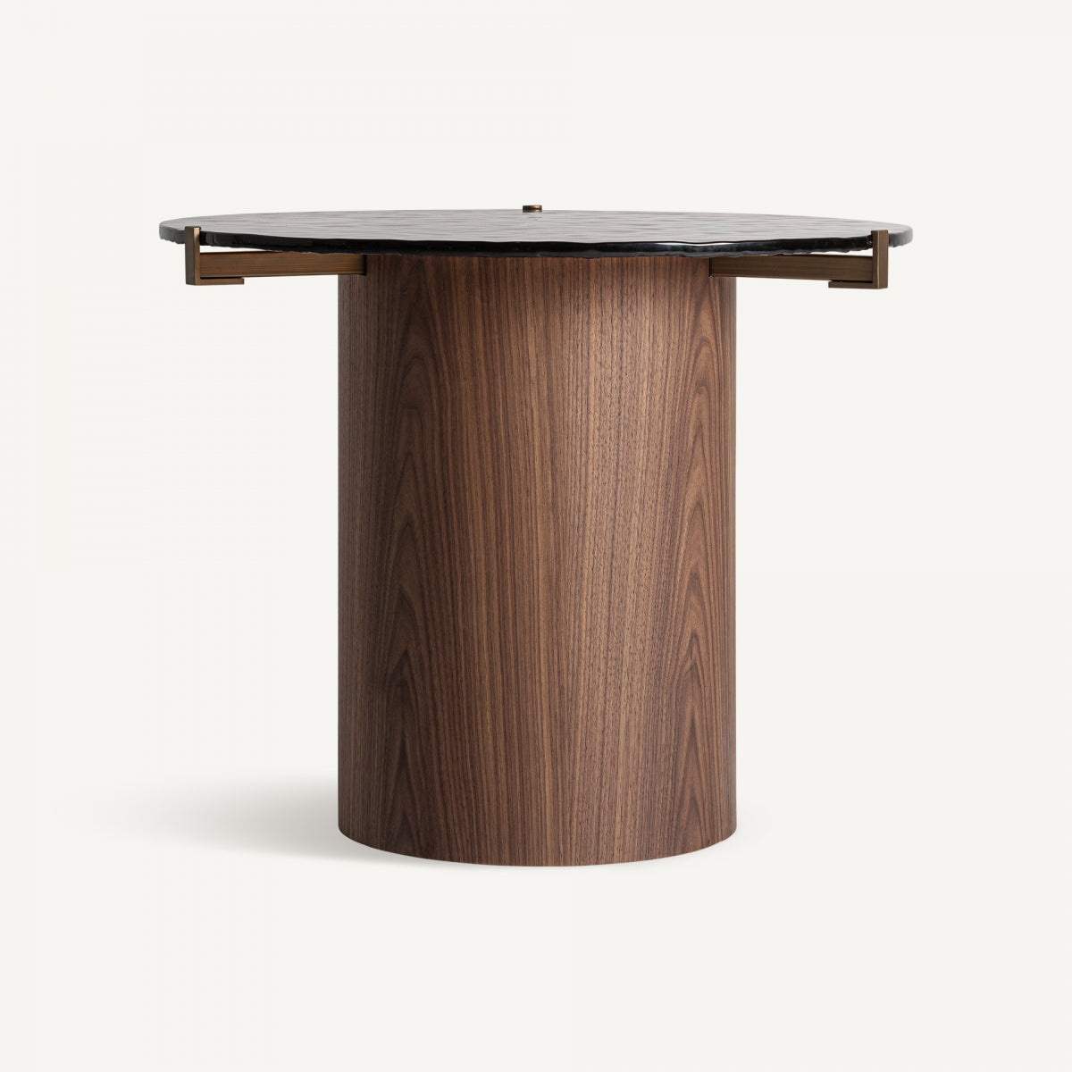 Table d'appoint en bois et verre soufflé | Vical Giswill | REMO, mobilier et décoration d'intérieur