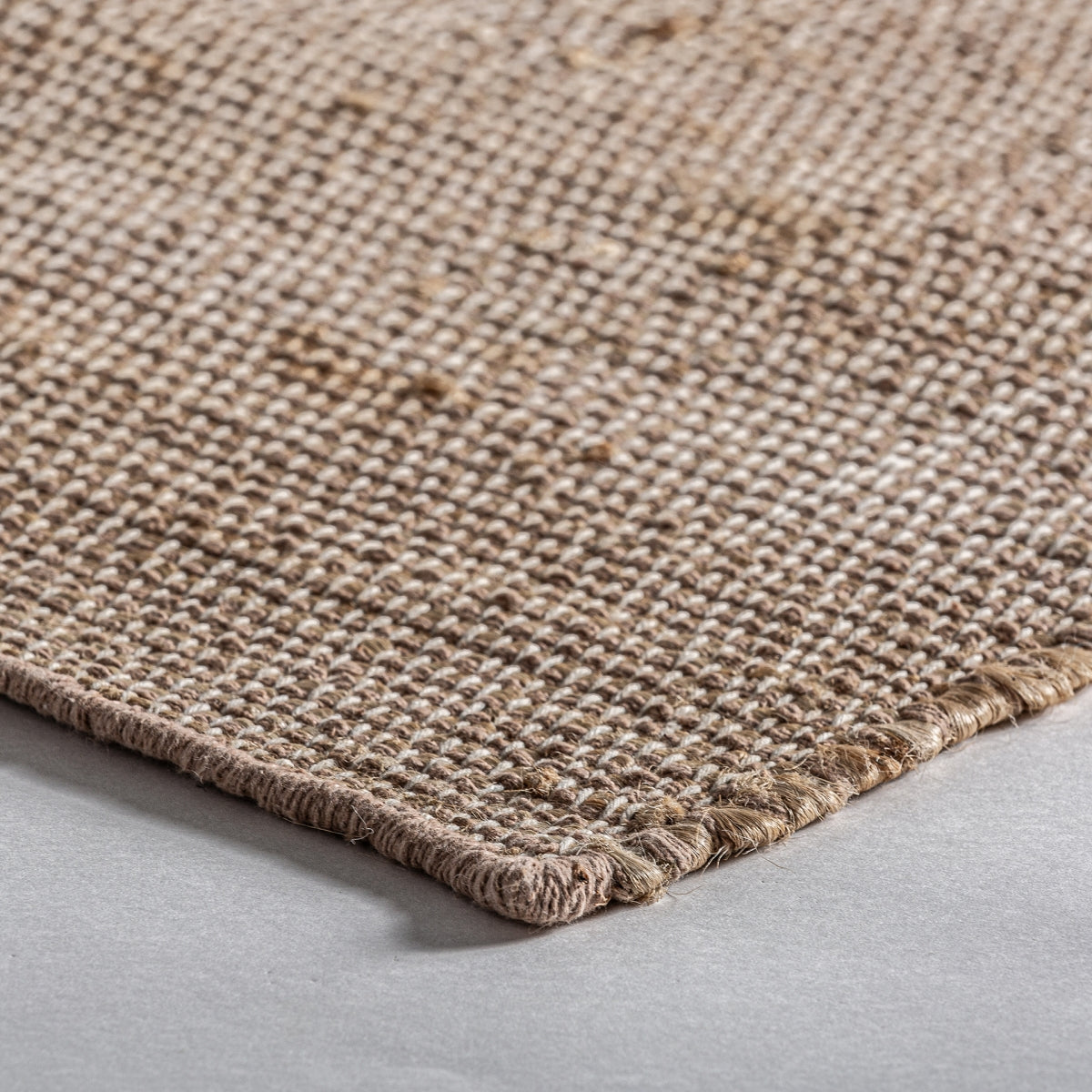 Tapis en jute marron 200 x 300 cm | Vical Jiona | REMO, mobilier et décoration d'intérieur