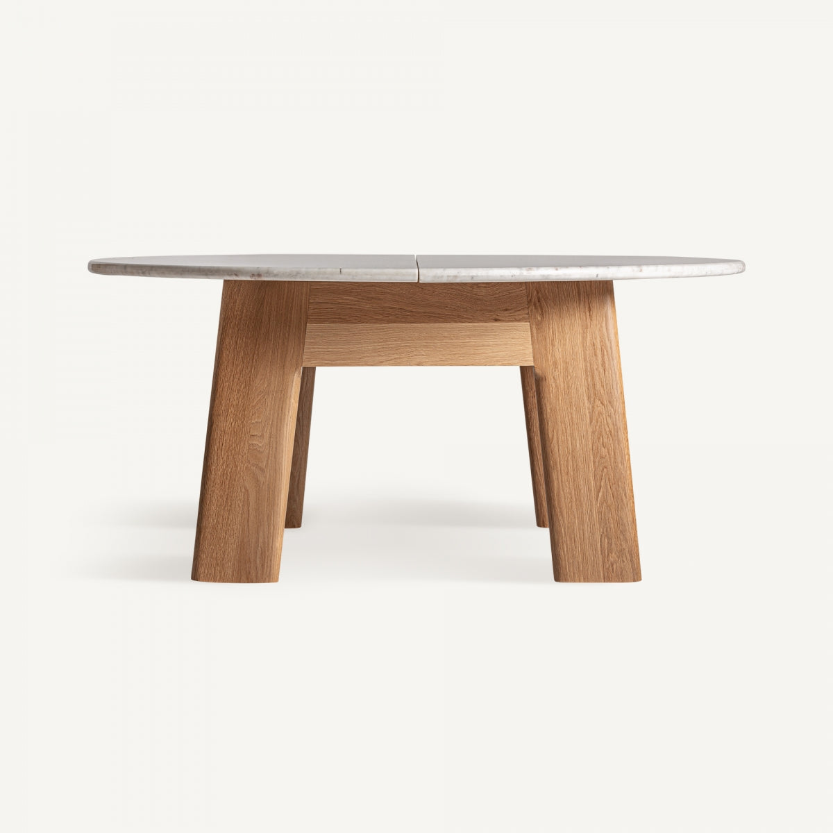 Table de salle à manger en chêne et marbre blanc | Vical Nara | REMO, mobilier et décoration d'intérieur