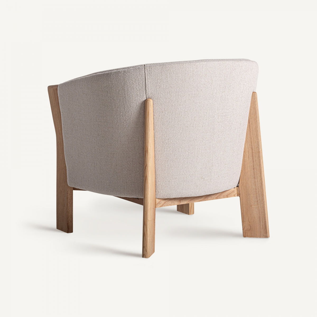 Fauteuil en tissu beige | Vical Nara | REMO, mobilier et décoration d'intérieur