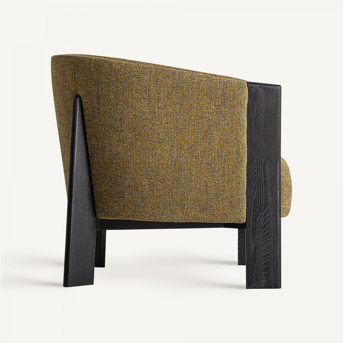 Fauteuil en tissu vert/jaune | Vical Nara | REMO, mobilier et décoration d'intérieur