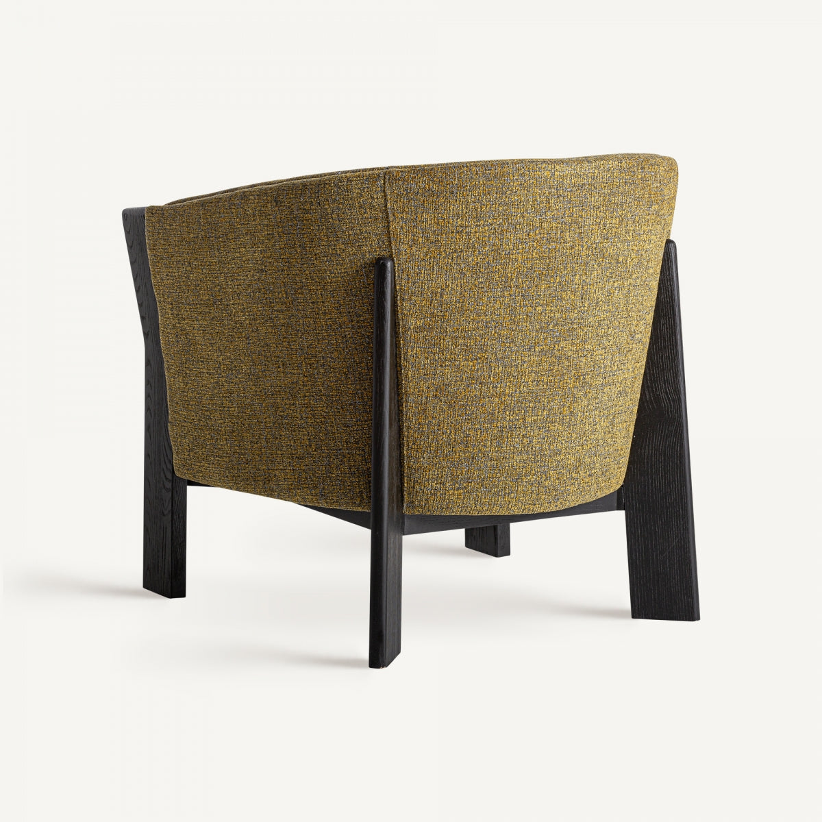 Fauteuil en tissu vert/jaune | Vical Nara | REMO, mobilier et décoration d'intérieur