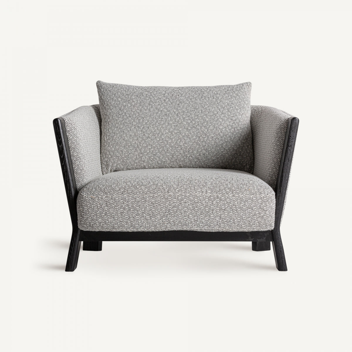 Fauteuil bouclé gris | Vical Nara | REMO, mobilier et décoration d'intérieur