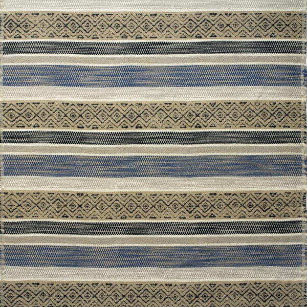 Tissu d'ameublement Pampas Indigo Cigarette and Match | Andrew Martin - vue de détail | REMO-HOME