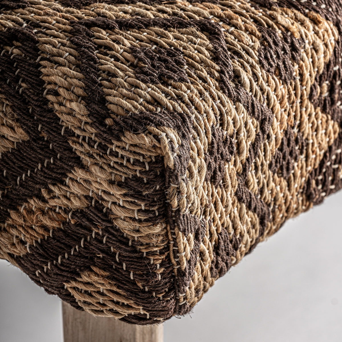 Banc en jute marron | Vical Zahur | REMO, mobilier et décoration d'intérieur