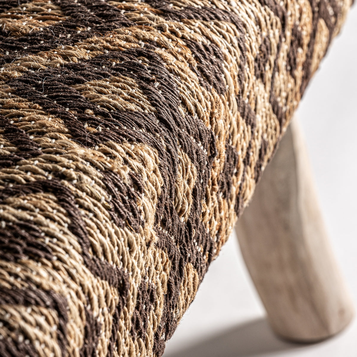 Banc en jute marron | Vical Zahur | REMO, mobilier et décoration d'intérieur