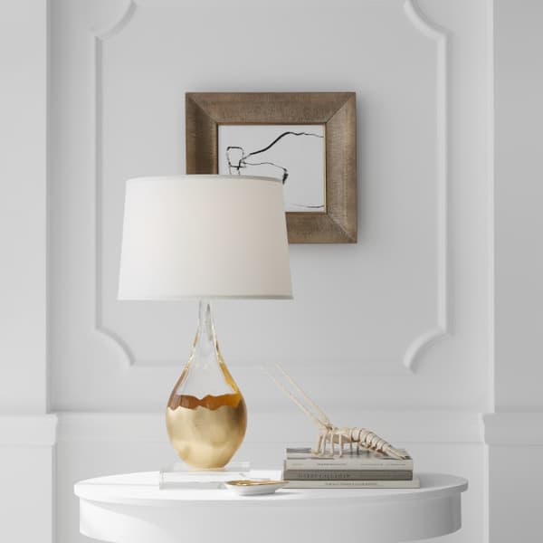 Lampe de table Juliette Clear/Gold | Andrew Martin - vue de détail | REMO-HOME