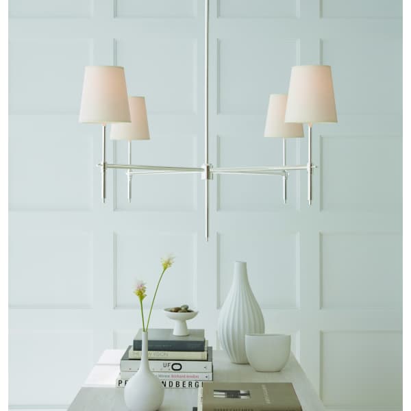 Plafonnier Bryant Chandelier Nickel | Andrew Martin - vue de détail | REMO-HOME
