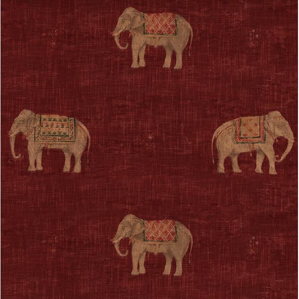 Tissu d'ameublement Jehan Red | Andrew Martin - vue principale | REMO-HOME