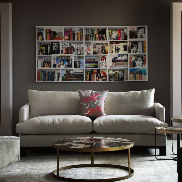 Œuvre d'art sur plexiglas Music Books 1 Multicoloured/White | Andre... - vue de détail | REMO-HOME