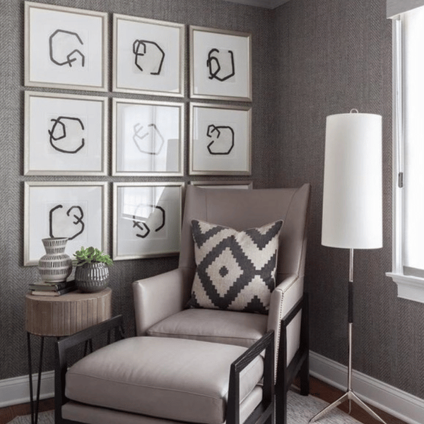 Lampadaire Frankfort Nickel | Andrew Martin - vue de détail | REMO-HOME