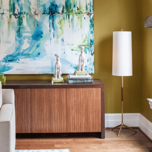 Lampadaire Frankfort Brass Finition antique | Andrew Martin - vue de détail | REMO-HOME