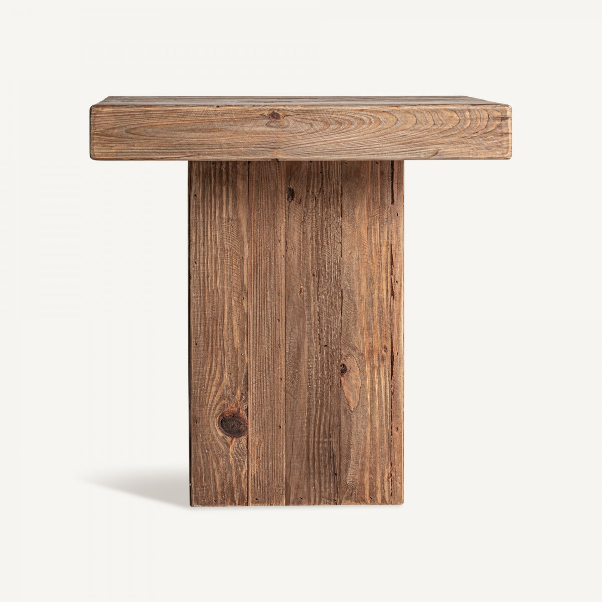 Table d'appoint en bois de pin marron | Vical Breive | REMO-HOME, mobilier et décoration d'intérieur