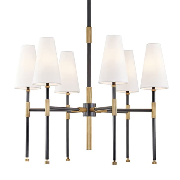 Plafonnier Bowery Chandelier Bronze | Andrew Martin - vue principale | REMO-HOME