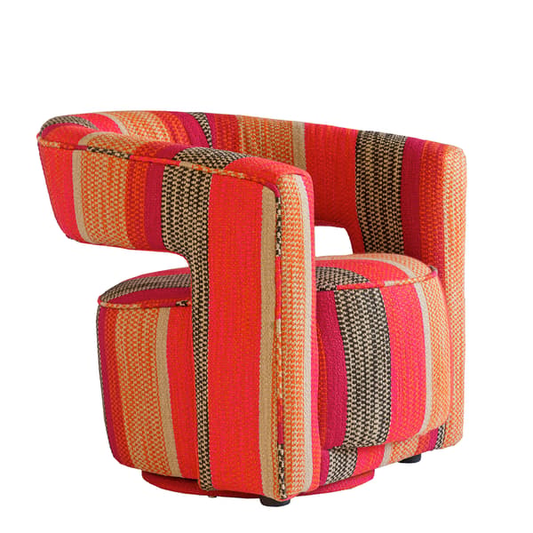 Fauteuil Madison Pivotant Llama Orange | Andrew Martin - vue principale | REMO-HOME