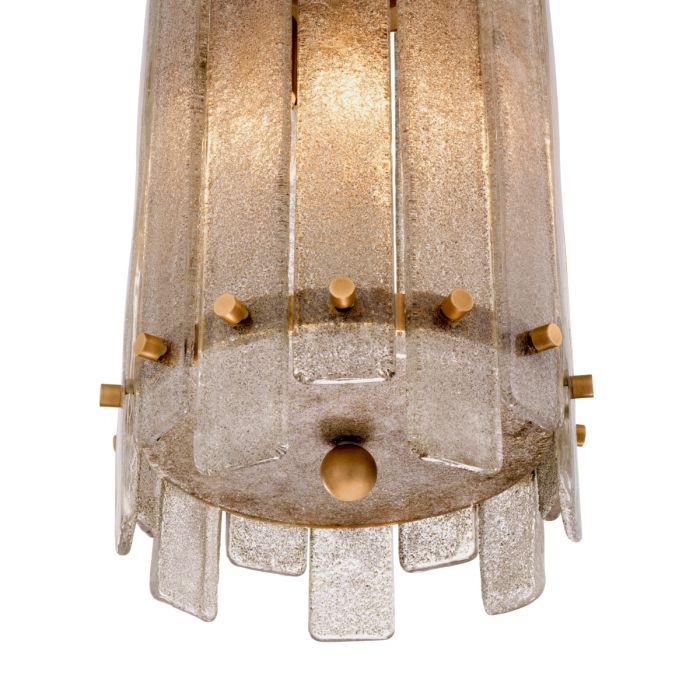 Lustre doré en verre soufflé | Eichholtz Da Silva