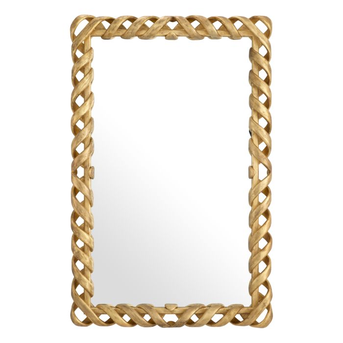 Miroir rectangulaire en métal doré | Eichholtz Casone