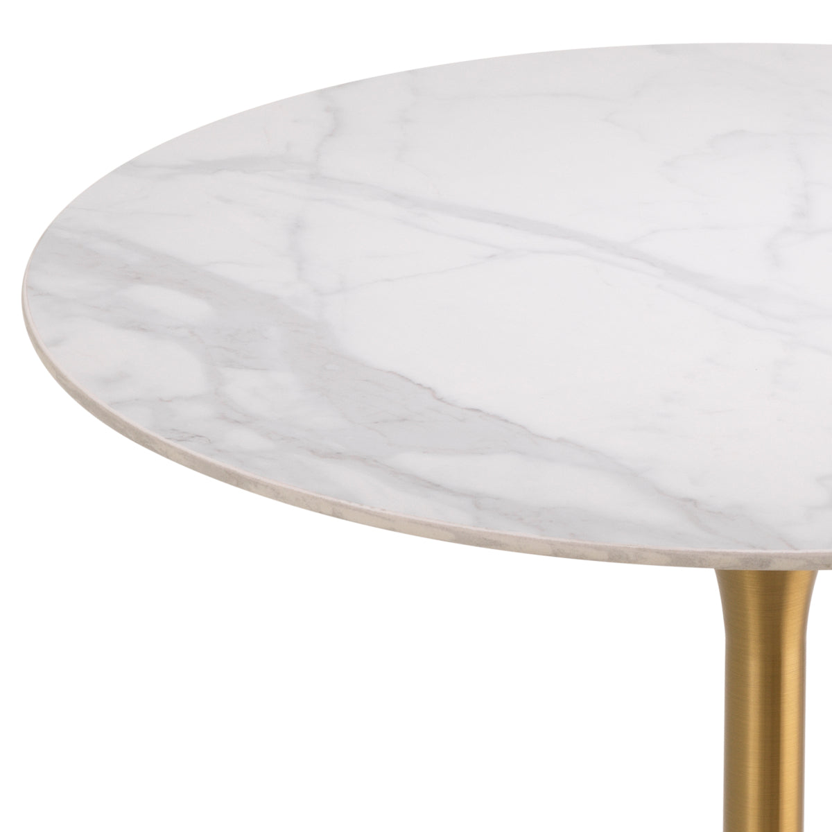 Table de bar en effet marbre blanc | Eichholtz Tazio - vue d'ambiance | REMO-HOME