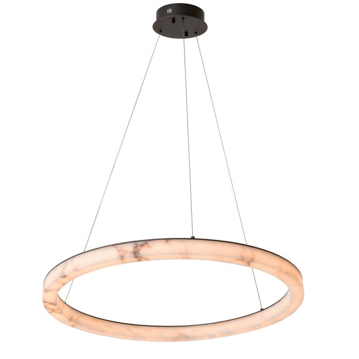 Lustre en bronze et en albâtre | Eichholtz Sankt Gallen L