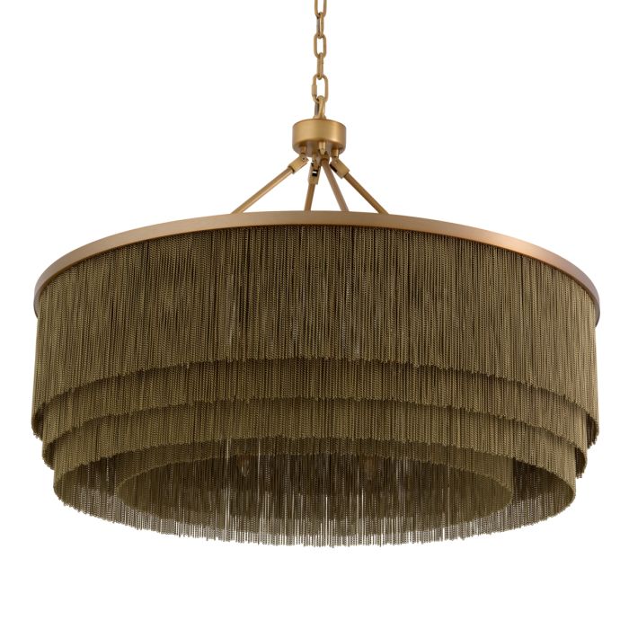 Lustre doré à franges | Eichholtz Tissot L