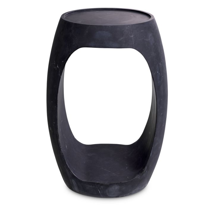 Table d'appoint en marbre noir | Eichholtz Clipper High
