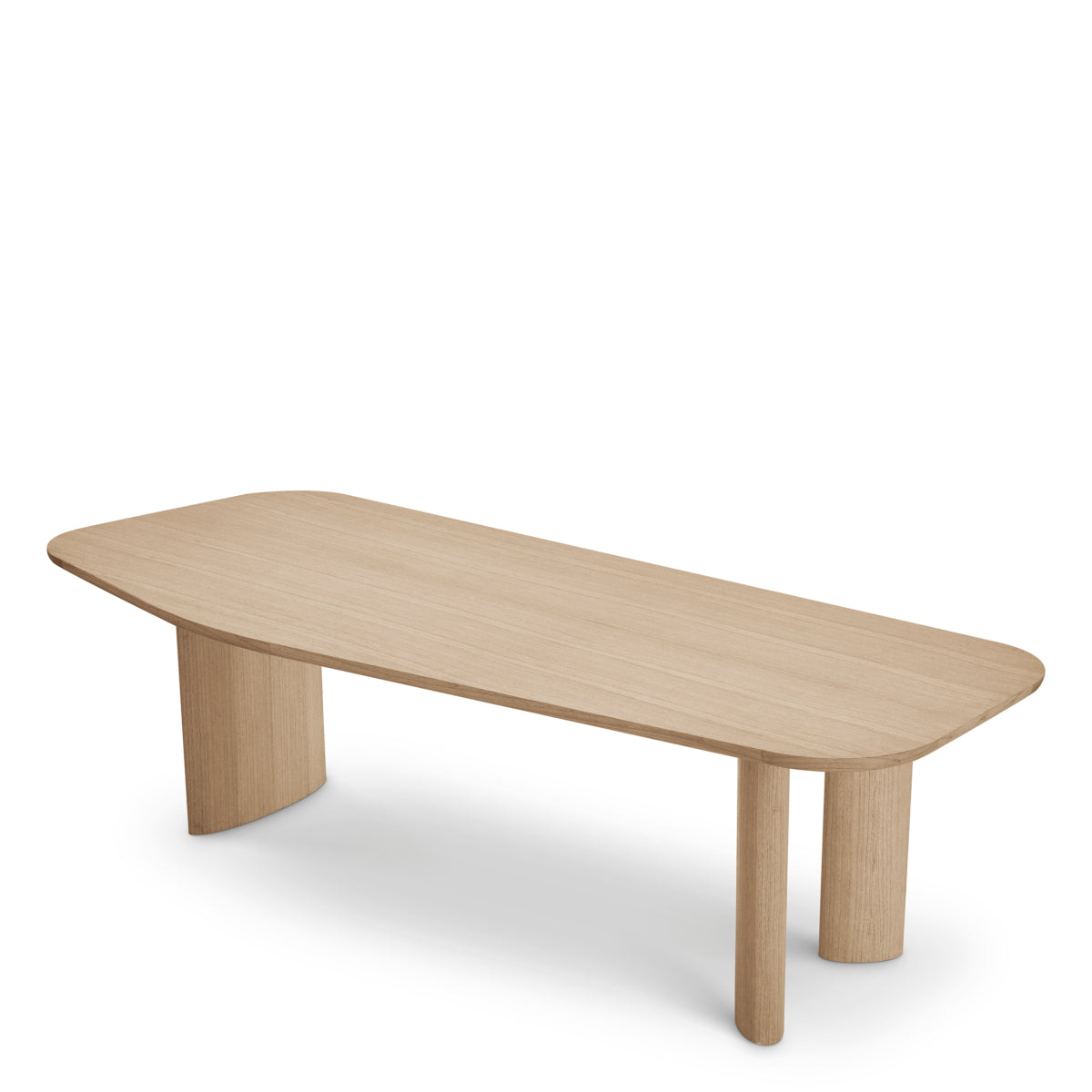 Table à manger en placage chêne naturel | Eichholtz Flemings - vue d'ambiance | REMO-HOME