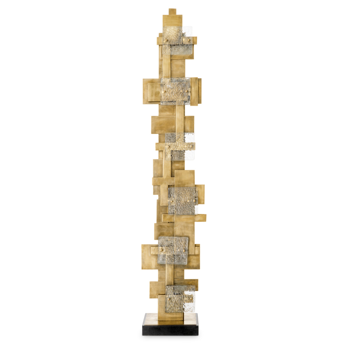Lampe debout en laiton vintage | Eichholtz Langham - vue d'ambiance | REMO-HOME